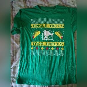 Taco Bell Christmas T-shirt Sz M